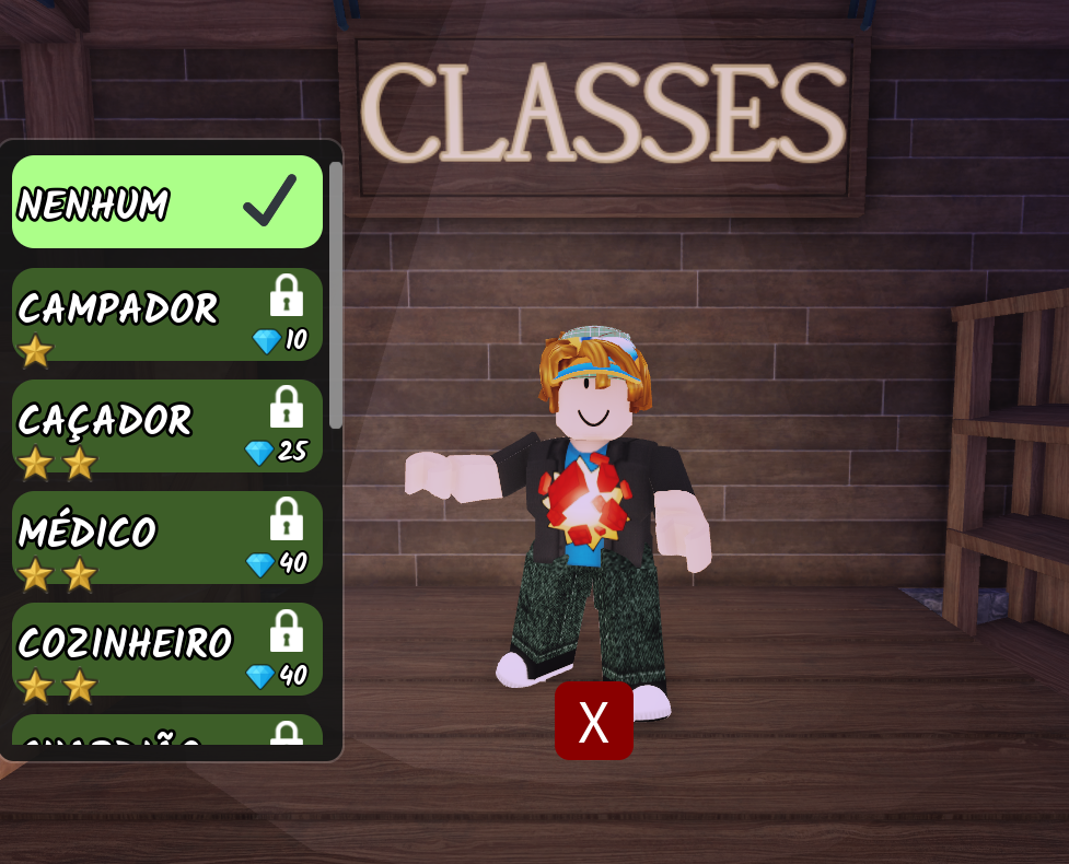 classes 99 Noites na Floresta,